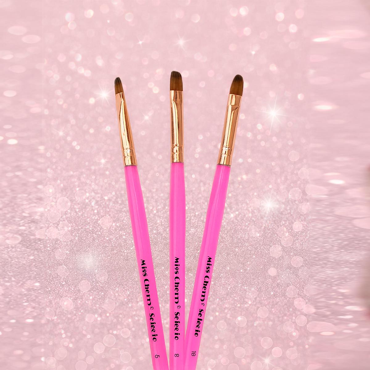 Miss Cherry de Juego pinceles profesionales SET para detalle técnica de diseño uñas manicura acrilico