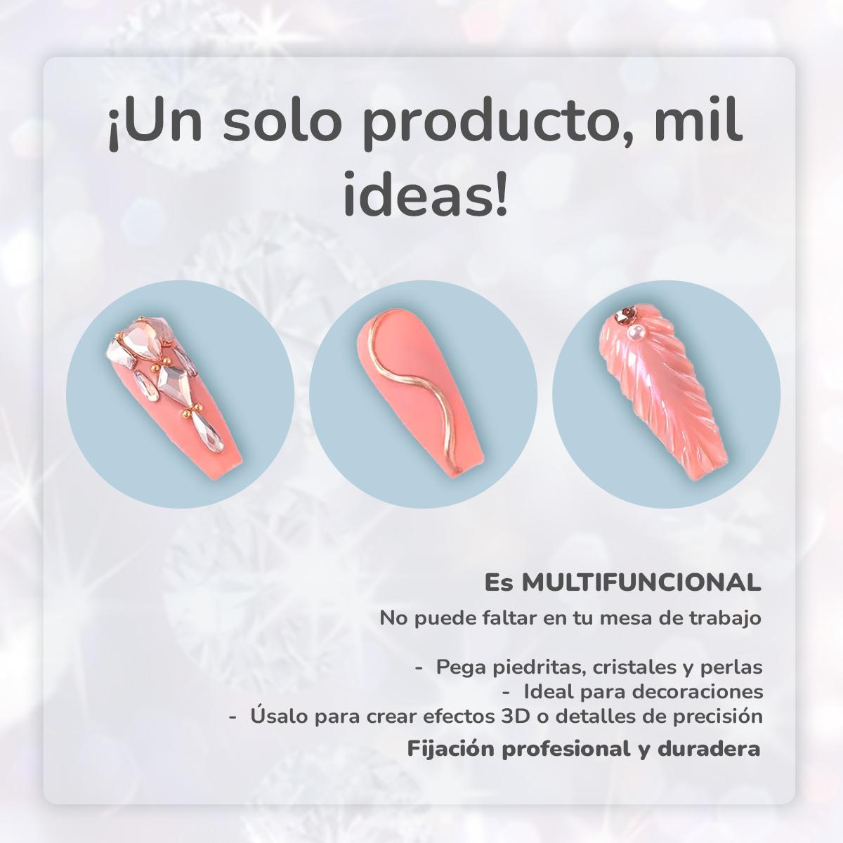 Miss Cherry Pegamento para cristales y piedreria en uñas12p  Pegamento para el arte en uñas