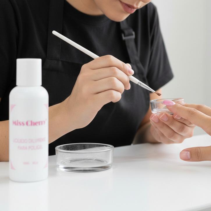 Miss Cherry  Líquido Diluyente para Polygel Uñas Arte Nails Gel Esmalte 3 PIEZAS