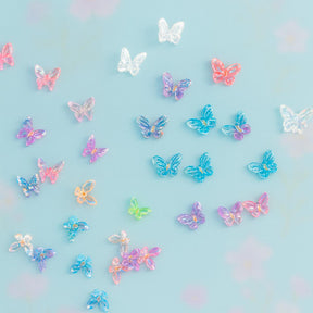 Miss Cherry Mariposa Decoracion De Uñas Acrílica 3d Uñas Arte Diy Kit