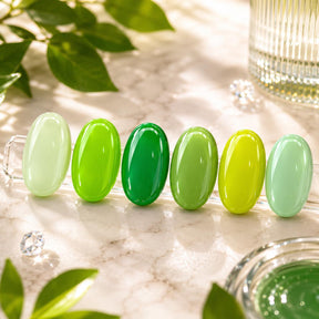 Miss Cherry Esmalte Gel CITRUS Vitral  Trasnparante Semi Permanente Uv 12 Pz