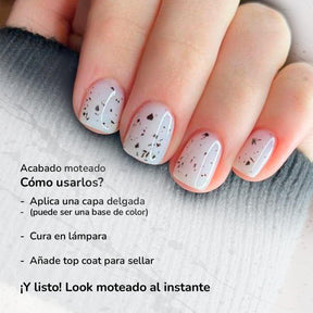Miss Chery Gama 12pz Textura Cascarón de huevo acabado brillante para uñas