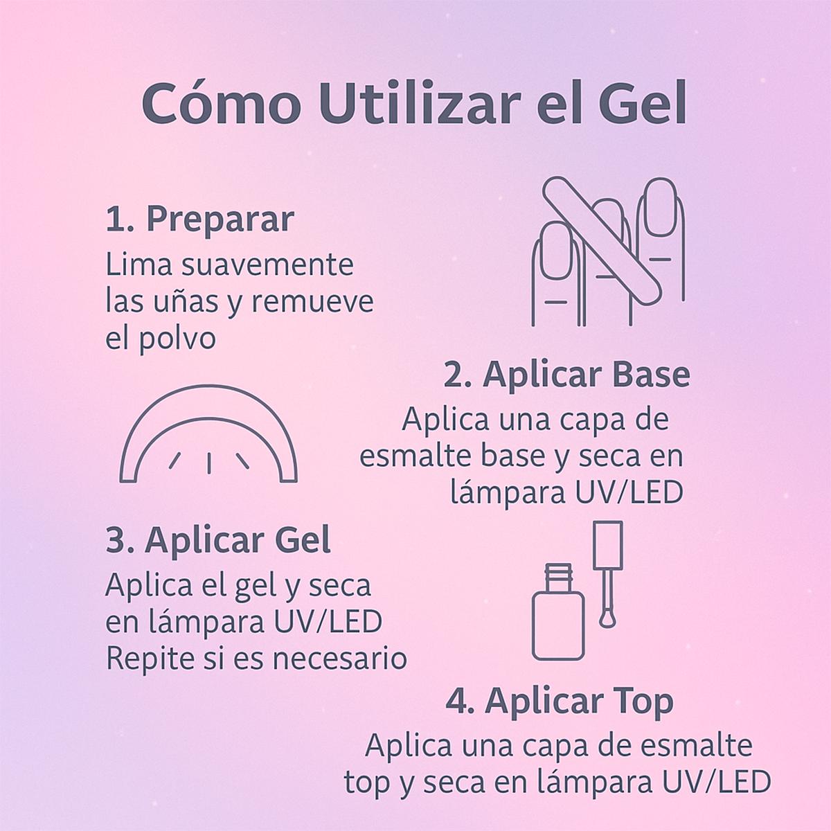 Miss Cherry Reinforce Gel Base ideal para nivelar reforzar y fortalezer uñas Gel profeional UV LED