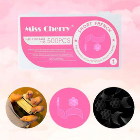 Miss Cherry Tips para el arte de las uñas acrilicas naturales 500 pcs