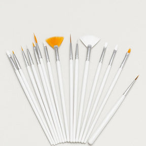 Miss Cherry Juego de pinceles 15 piezas profesionales para el arte en u{as manicuristas ART NAIL
