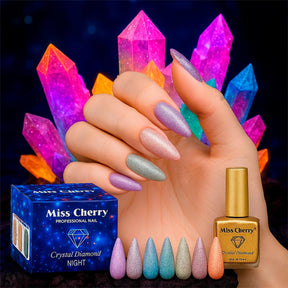 Miss Cherry Gama CRYSTAL DIAMOND Gel semipermanente UV LED 12 pcs