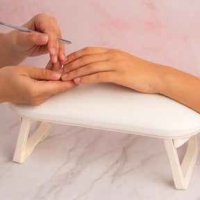 Miss Cherry Descansa Brazos Cojin reposabrazos con tapete Manicura Repozabazos uñas Exclusivo