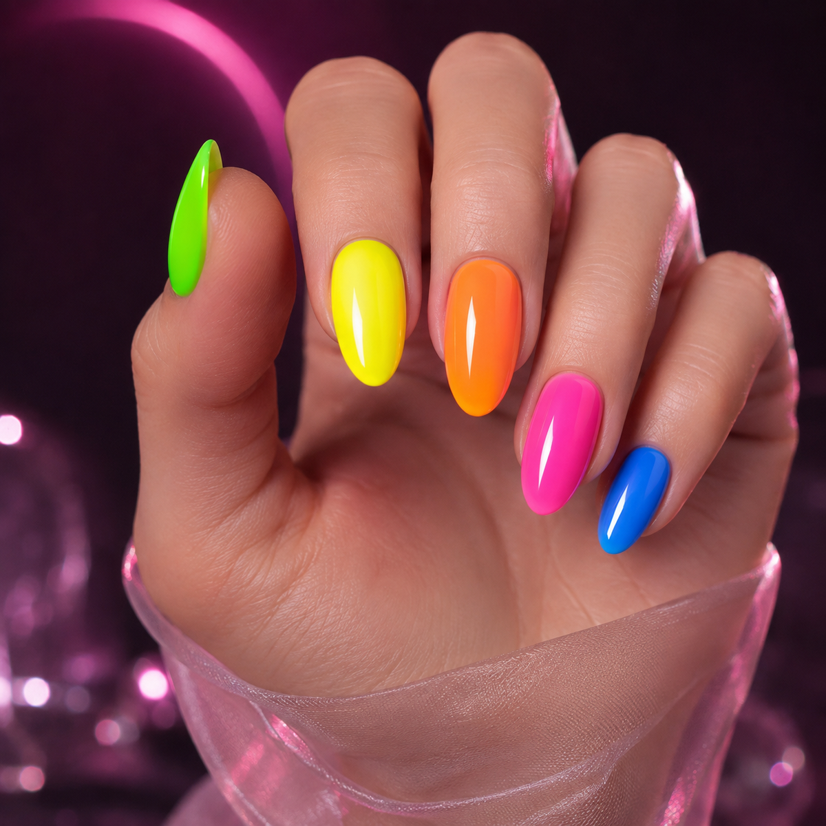 Miss Cherry Gel Semipermanente FLOUORESCENT  Gel Glow